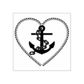 Hartketting anker silhouet art stempel (Afrduk)