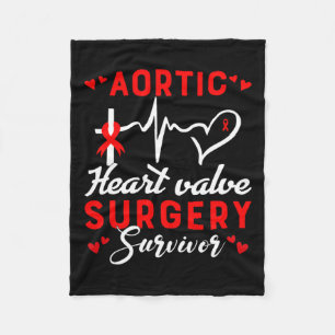 Hartklepoperatie Overlevende hartziekte Awareen Fleece Deken