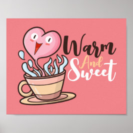hartkoffie Aroma Cartoon Poster
