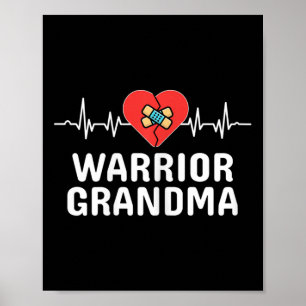 Hartkrijger Oma Chd Aangeboren Hartafwijking Poster