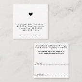 Hartkwadraat verwijzing (Voorkant / Achterkant)