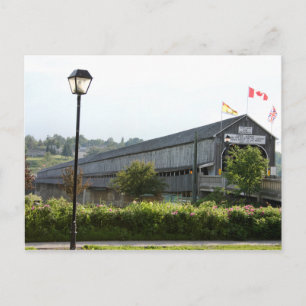 Hartland Bridge Longest Covered Bridge Briefkaart