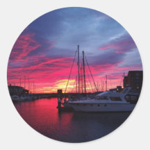 Hartlepool Marina Zonsondergang