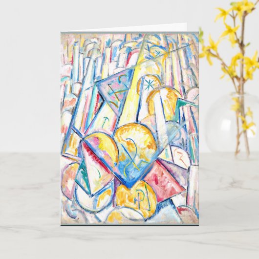 Hartley - Bach's Prelude en Fuga No. 1 Kaart (Gele Bloem)