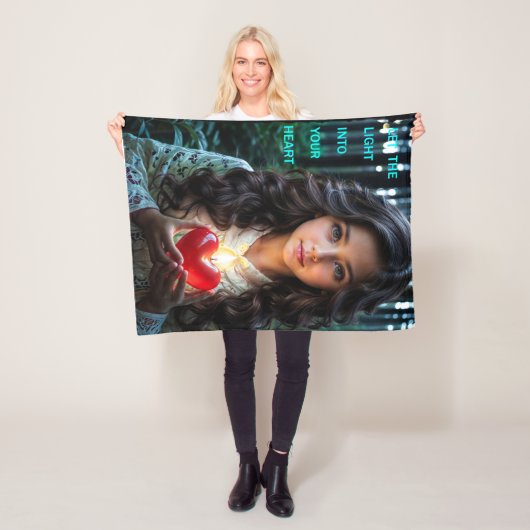 Hartlicht Fleece Deken (In situ)