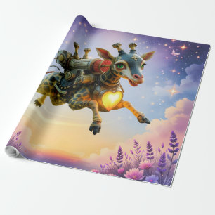 Hartlicht Reisiger van de Maanverlichte Hemel.  Cadeaupapier