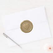 *~* Hartliefde Diamond GOLD Wax Seal Stickers (Envelop)