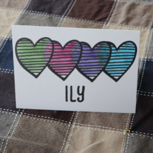 Hartliefhebbers schattig retro Valentijnsdag Kaart