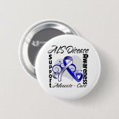 Hartlint - ALS Ziektegevoeligheid Ronde Button 5,7 Cm (Voorkant /achterkant)