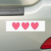 Hartmacht! Bumpersticker (Op auto)