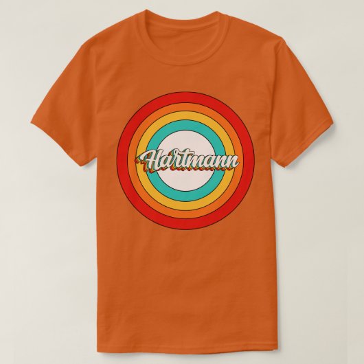 Hartmann Naam Shirt Hartmann Circle (Design voorkant)