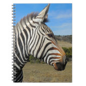 Hartmann's Zebra Profiel op Fossil Rim Notitieboek (Voorkant)