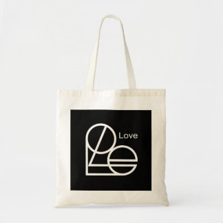 hartmerk van de "liefde" tote bag