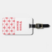 Hartmix met naam bagagelabel (Voorkant horizontaal)