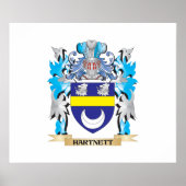Hartnett Wapenklep - familiekust Poster (Voorkant)