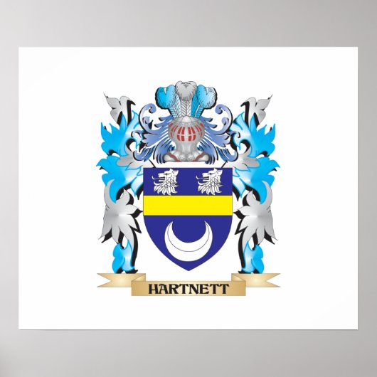 Hartnett Wapenklep - familiekust Poster (Voorkant)