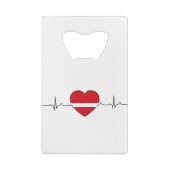 hartontwerp kredietkaart flessenopener (Achterkant)