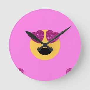 hartoog emoji ronde klok