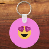hartoog emoji sleutelhanger (Voorkant)