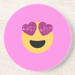 hartoog emoji zandsteen onderzetter