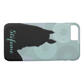 Hartpaard I (groene cirkels) Case-Mate iPhone Case (Achterkant (Horizontaal))