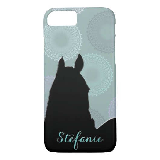 Hartpaard I (groene cirkels) Case-Mate iPhone Case (Achterkant)