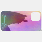 Hartpaard I (paars en geel) Hoesje-Mate iPhone Case-Mate iPhone Case (Achterkant (horizontaal))