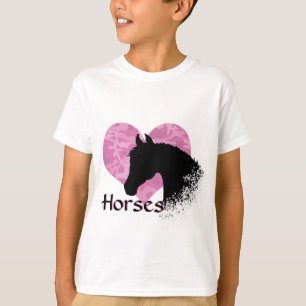 Hartpaard (roze kamo) t-shirt
