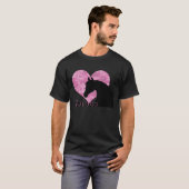 Hartpaard (roze kamo) t-shirt (Voorkant volledig)