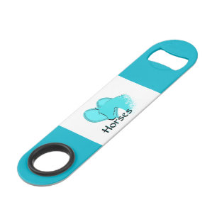 Hartpaarden III (aqua) Speed Flessenopener