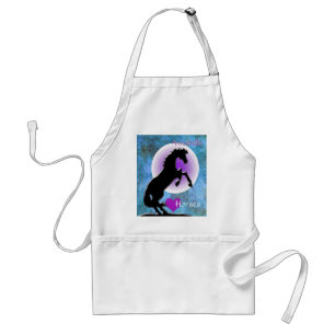 Hartpaarden V (blauw/groen) Standaard Schort