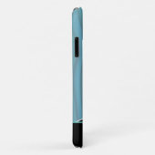 Hartpaarden V (blauwe beige golven) Case-Mate iPhone Case (Achterkant/rechts)