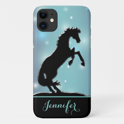 Hartpaarden V (blauwgroene enkels) Case-Mate iPhone Case (Achterkant)