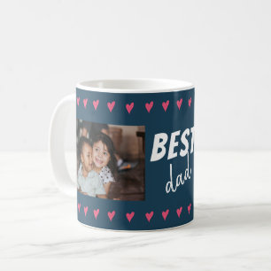 Hartpatroon Beste Papa 2 Foto Koffiemok