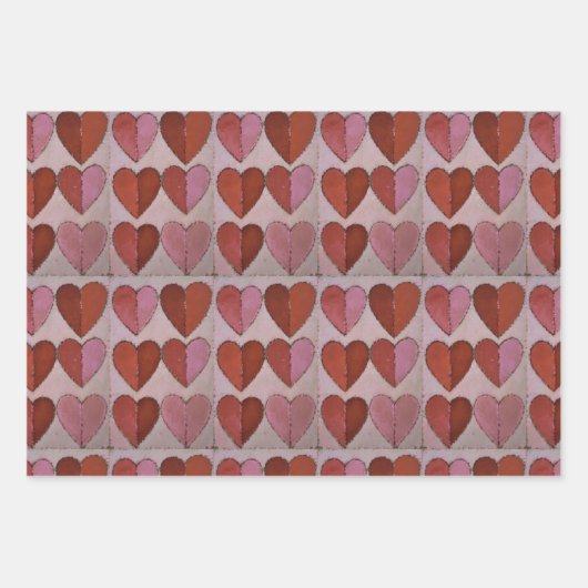 hartpatroon inpakpapier vel (Voorkant)