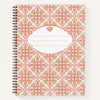Hartpatroon Notitieboek – Interieur Pagina's Aanpa