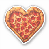 hartpizza sticker (Voorkant)