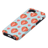 Hartrambes met pooldots en harten Case-Mate iPhone case (Onderkant)