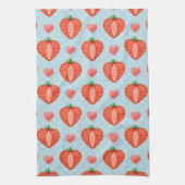 Hartrambes met pooldots en harten theedoek (Verticaal)