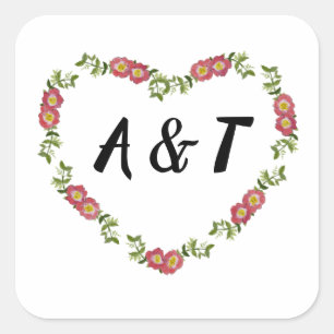 hartritmedrijvers Weddenschap Rood Vierkante Sticker