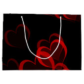 hartrood in zwarte tekst sjabloon groot cadeauzakje (Achterkant)