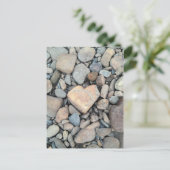 hartrots briefkaart (Staand voorkant)