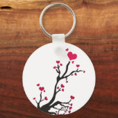 hartsbloesem-sleutelhanger sleutelhanger (Voorkant)