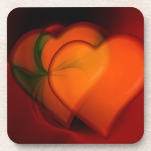 hartschilderij drankjes onderzetter