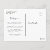 hartscript vakantieaankondiging briefkaart (Achterkant)