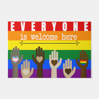 Hartsignalen Doordrukdeuren, warm welkom Deurmat