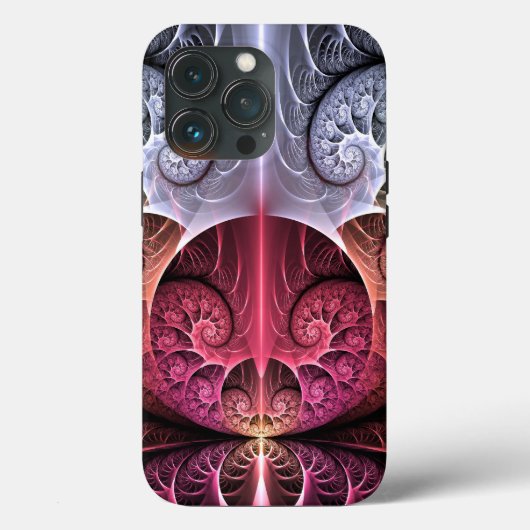 Hartslag, Abstracte Surreal Fantasy Fractal Art Case-Mate iPhone Case (Achterkant)