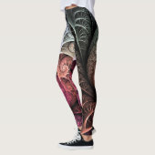 Hartslag, Abstracte Surreal Fantasy Fractal Art Leggings (Links)