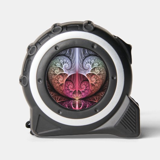 Hartslag, Abstracte Surreal Fantasy Fractal Art Rolmaat (Voorkant)