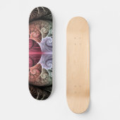 Hartslag, Abstracte Surreal Fantasy Fractal Art Skateboard (Voorkant)